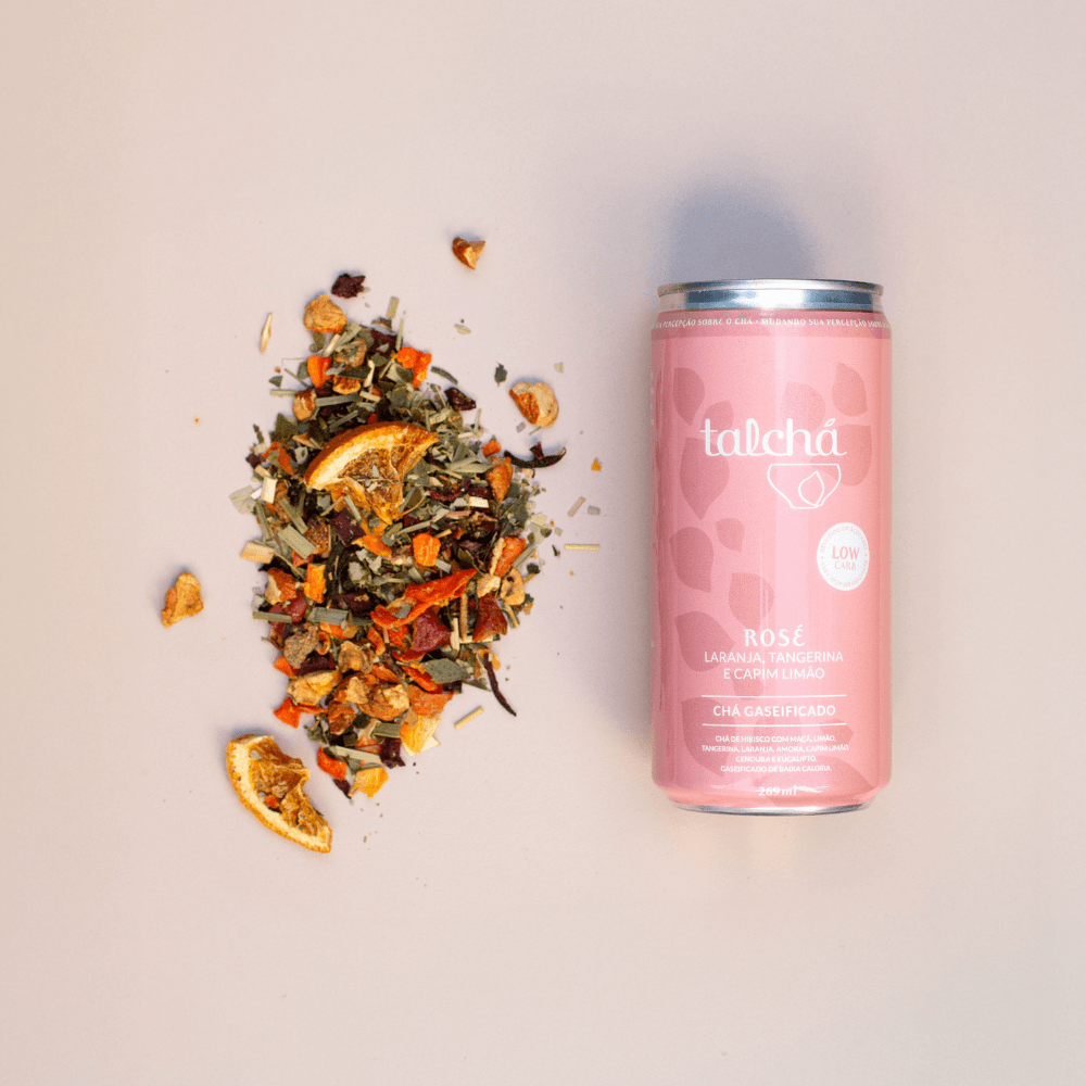 Cha gaseificado - rose